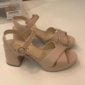 Prada Shiny Patent leather sandal